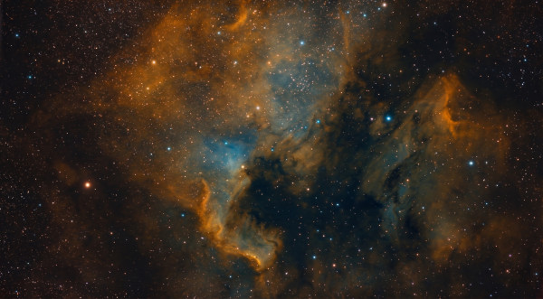 IC 5070 - Pelican Nebula SHO (fake) - Astrophotography