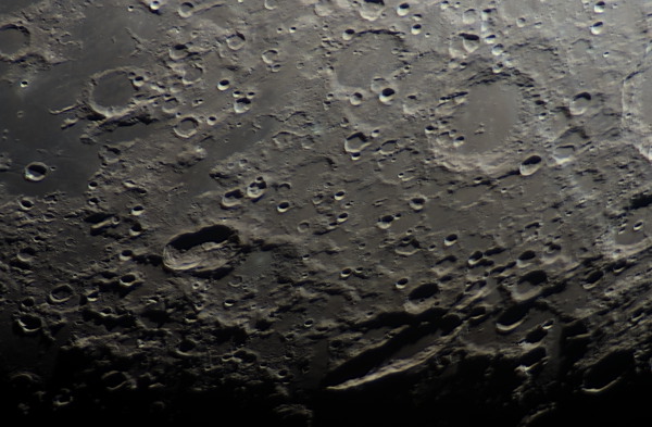 Район кратеров Гайнцель - Ми 200502 - астрофотография
