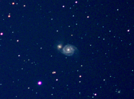 M51 - The Whirlpool Galaxy - Astrophotography