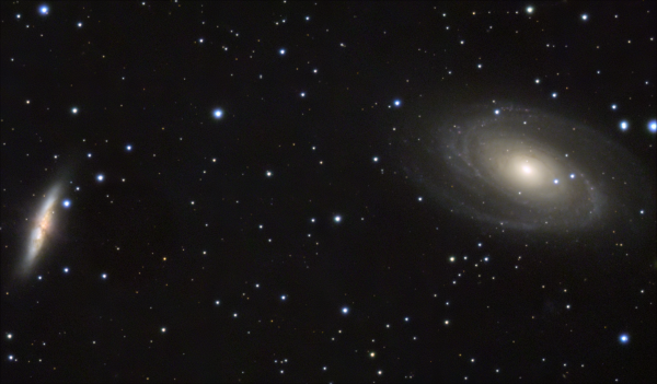 M81 Bode & M82 Cigar - астрофотография