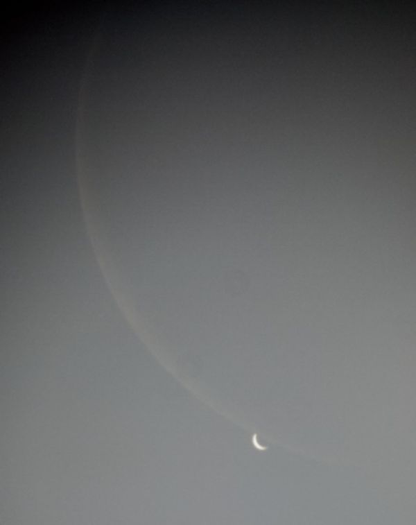 Albedo. Moon vs Venus - астрофотография