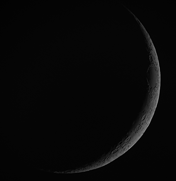 Растущая Луна июля (12.07.21) - астрофотография