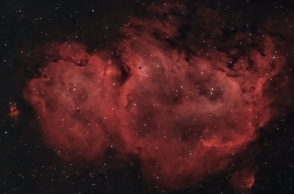 Туманность «Душа» (S2-199, LBN 667) - астрофотография