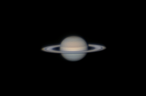 Сатурн  01.08.2023. Высота 18° - астрофотография