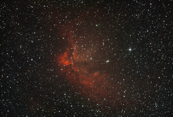 NGC7380. Туманность Колдун. - астрофотография