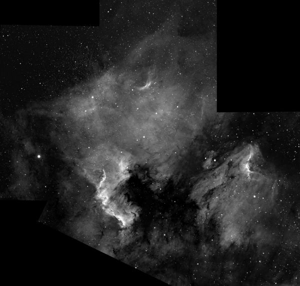 NGC7000 - The North america Nebula - астрофотография