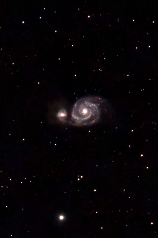The Whirlpool Galaxy M51 at KGO - Astrophotography