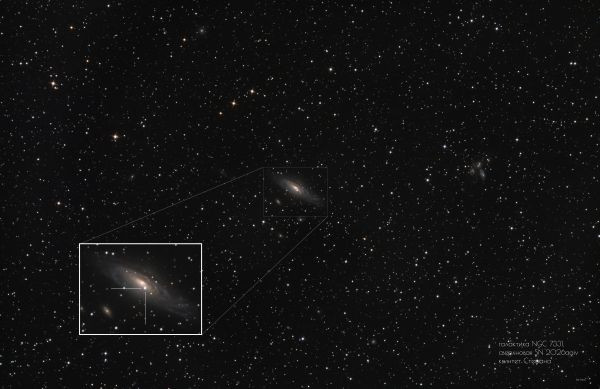NGC 7331, SN 2026aaiv - Astrophotography