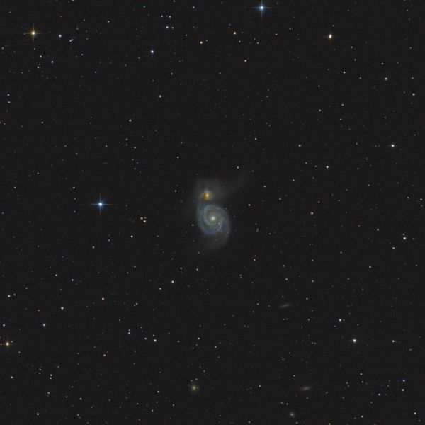 Whirlpool Galaxy - M51 - астрофотография