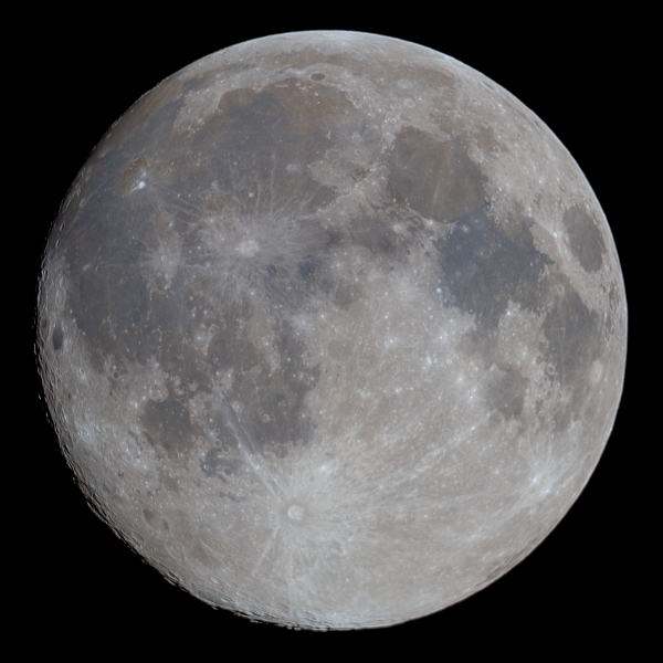 Луна 27.03.21 - астрофотография