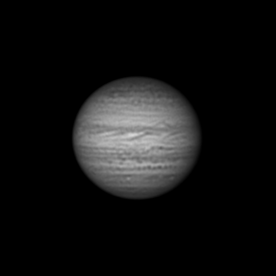 Юпитер в инфракрасном диапазоне 850 нм 16.08.22 (3:51) - астрофотография