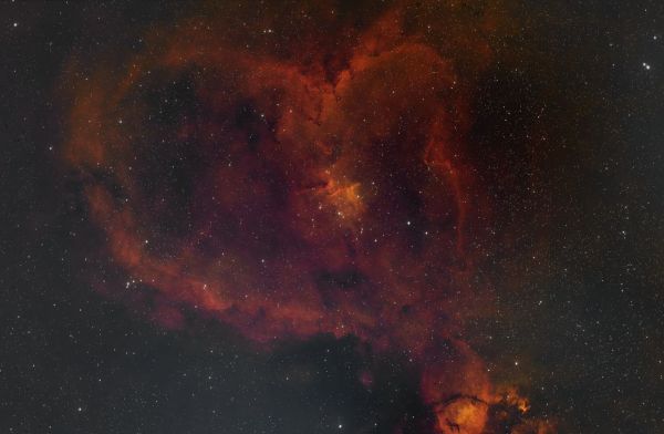 IC 1805 Heart Nebula - астрофотография
