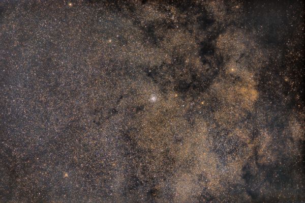 M11 и звездные облака в Щите  - астрофотография