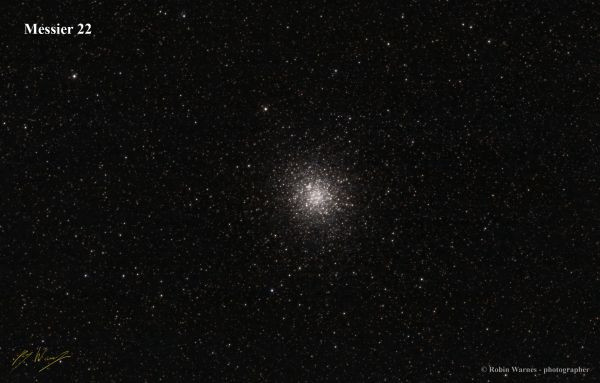Messier 22 - Globular Cluster - Astrophotography