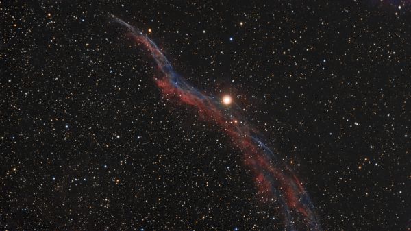 NGC 6960 - Veil Nebula - астрофотография