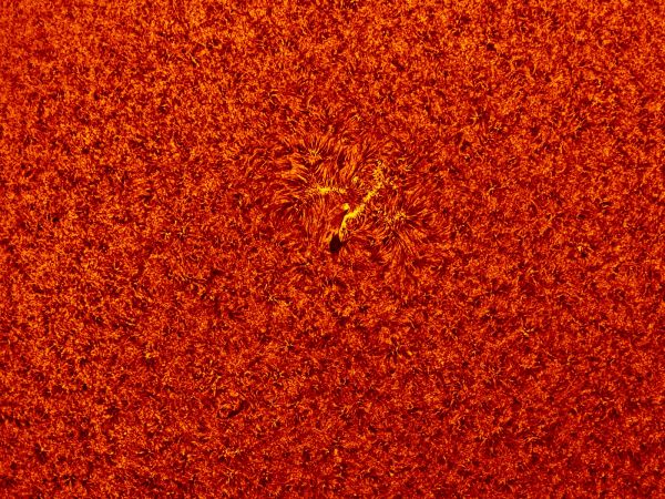 2018.05.09 Sun AR2708 H-Alpha - астрофотография