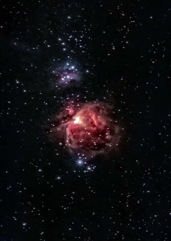 Большая туманность Ориона от 12-13.01.2024г. - астрофотография