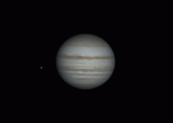 Анимация вращения Юпитера 29.10.2022 - астрофотография