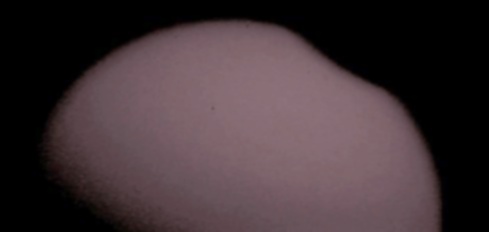 Частичное солнечное затмение в июле 21 года. - астрофотография