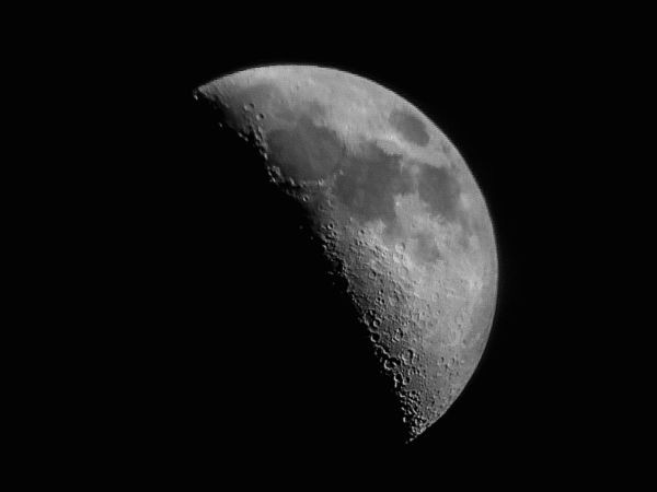 The Moon and the Terminator Line - Astrophotography