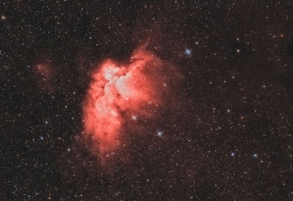  Туманность NGC7380 Колдун - астрофотография