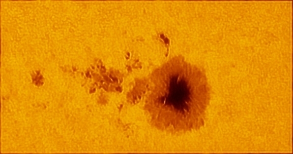 Sunspots - астрофотография