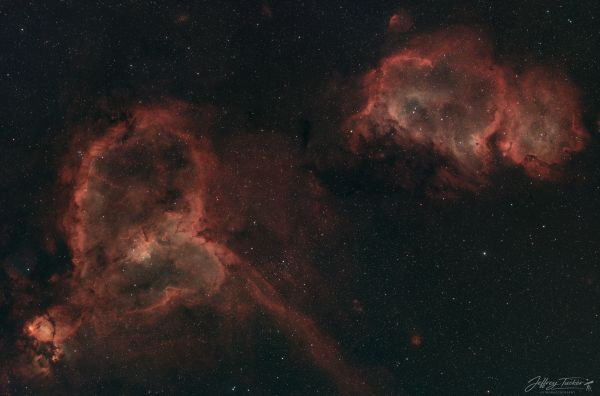 Heart and Soul Nebula - Astrophotography