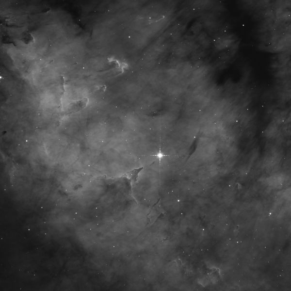 Фрагмент NGC7822 - астрофотография