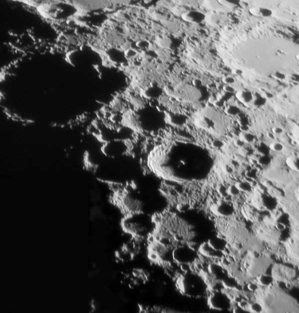 кратер Тихо, 220622 - астрофотография
