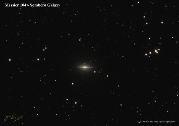 Messier 104 - Sombero Galaxy - Astrophotography
