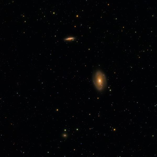 M81 и M82 (v2) - астрофотография