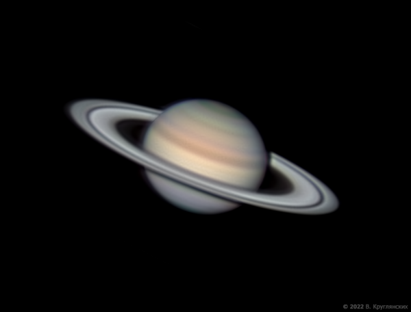 Сатурн 4 июля 2022 - астрофотография