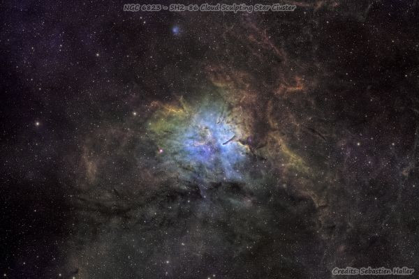 NGC 6823 - SH2-86 Cloud Sculpting Star - Astrophotography