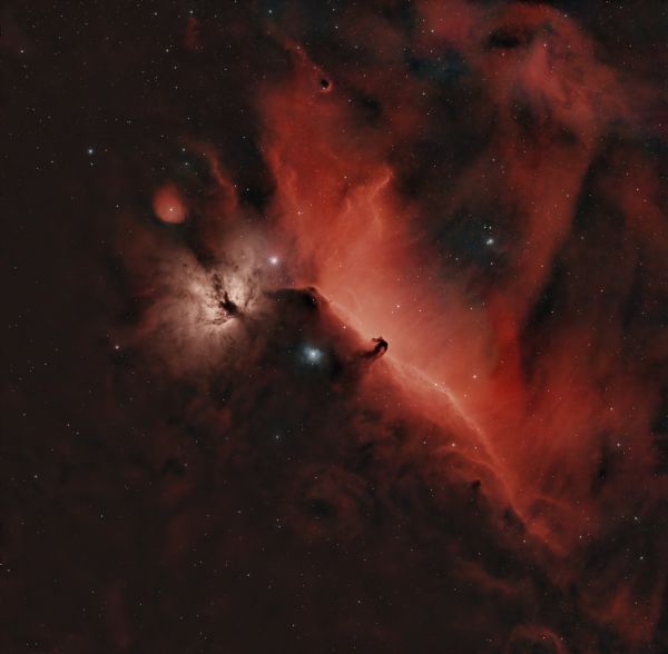 Horsehead(IC434) and Flame(NGC2024) - Astrophotography