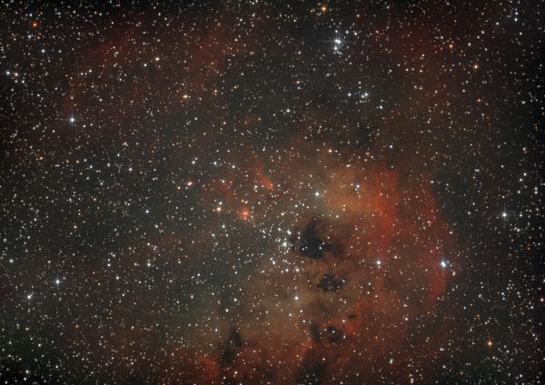 IC410 - The Tadpoles Nebula - туманность Головастики - астрофотография