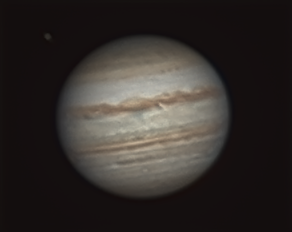 Юпитер 16.10.2022  19:19UT - астрофотография