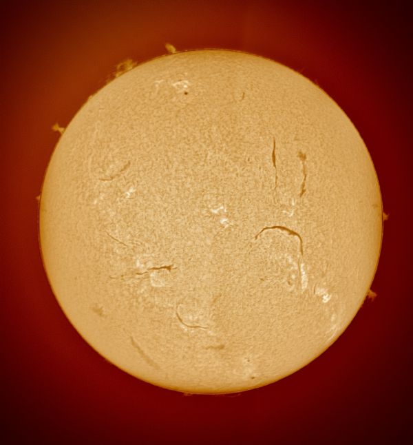 The Sun 23-04-23 colorized - астрофотография
