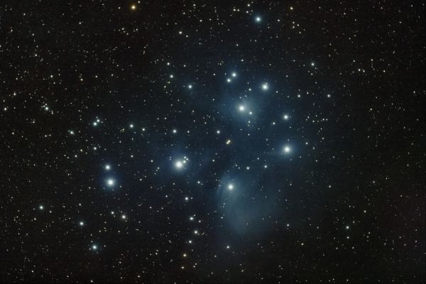 М45 - Плеяды - астрофотография