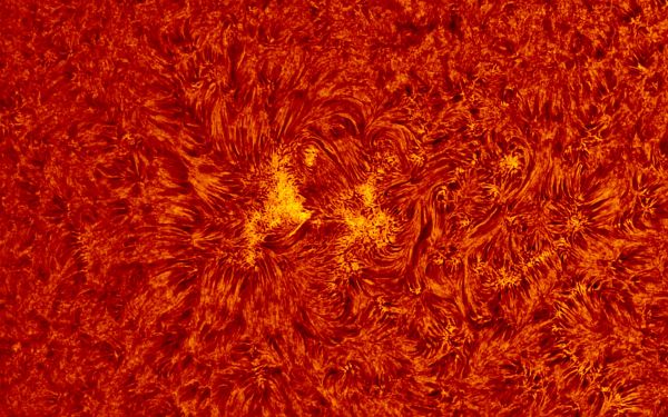 2018.06.16 Sun AR12713 H-Alpha - астрофотография