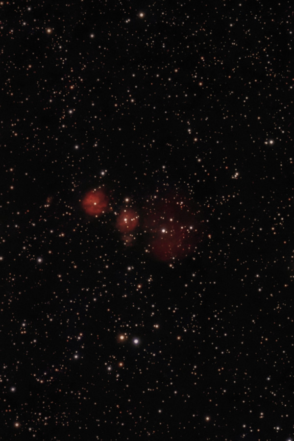 Emission nebulae IC2162, Sh2-257, and Sh2-254 - Astrophotography
