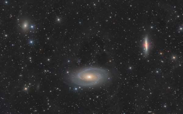 M81 M82 NGC3077 - Astrophotography