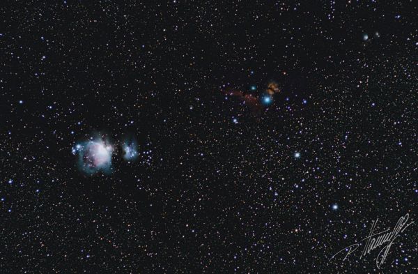 M42 и его окрестности - астрофотография