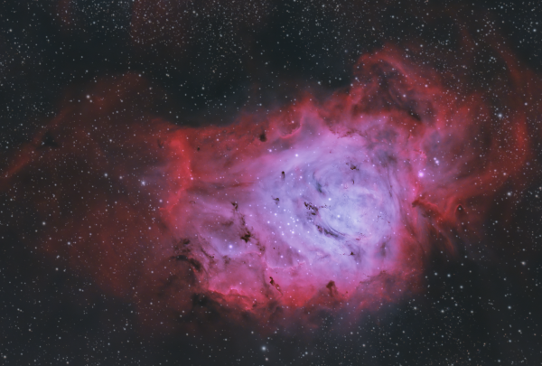 Messier 8 (The Lagoon Nebula) - астрофотография