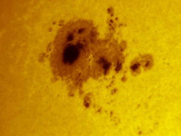 Great sunspot, 20 oct 2014 - астрофотография