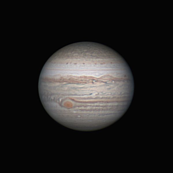 Юпитер 27.08.2022 02:35 МСК - астрофотография