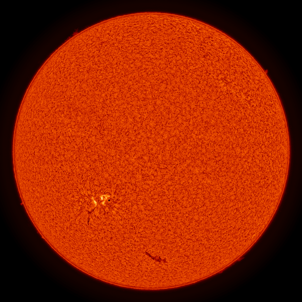 2020.06.08 Sun Full Disk H-Alpha (color) - астрофотография