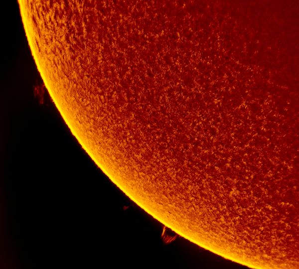 2017.09.16 Sun H-Alpha - астрофотография