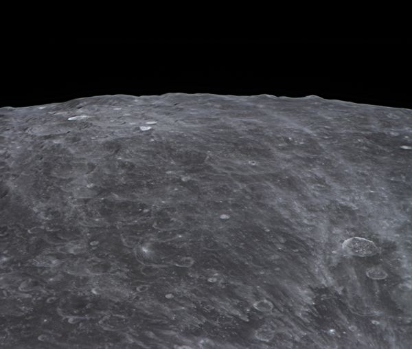 Moon horizon, 9 oct 2014, 01:12 - астрофотография