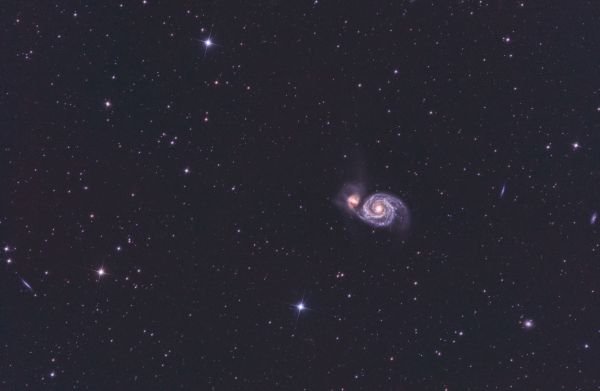 M51 Galaxy - астрофотография