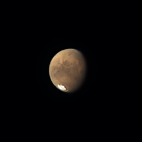 Марс 10.08.2020 02:11 МСК - астрофотография